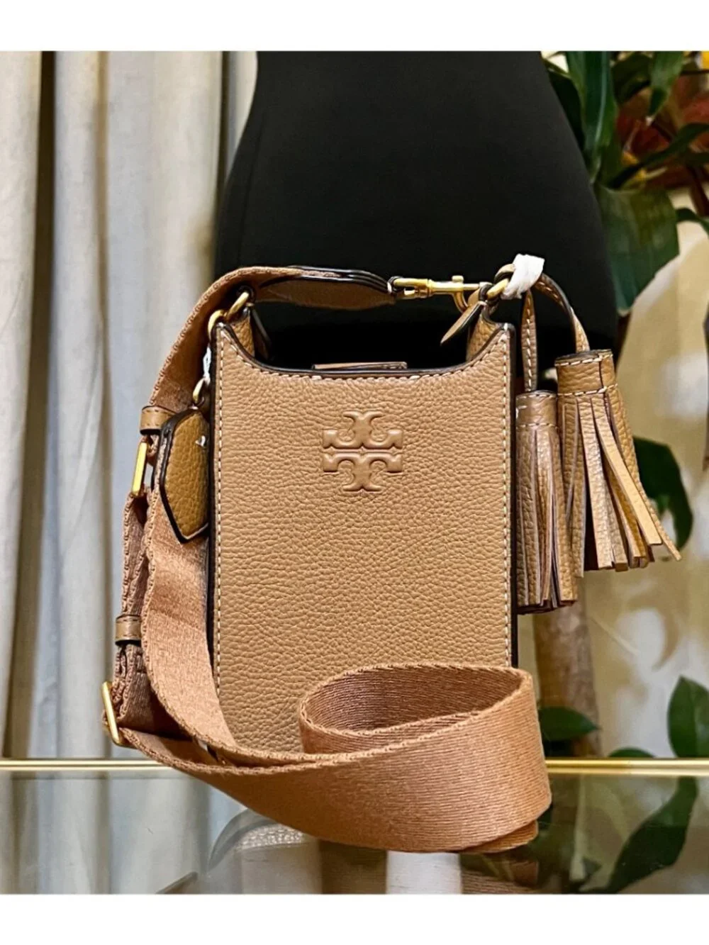AUTHENTIC TORY BURCH CAMEL THEA CROSSBODY